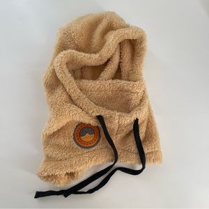 Noticed the reckless, winter hood tan fleece S